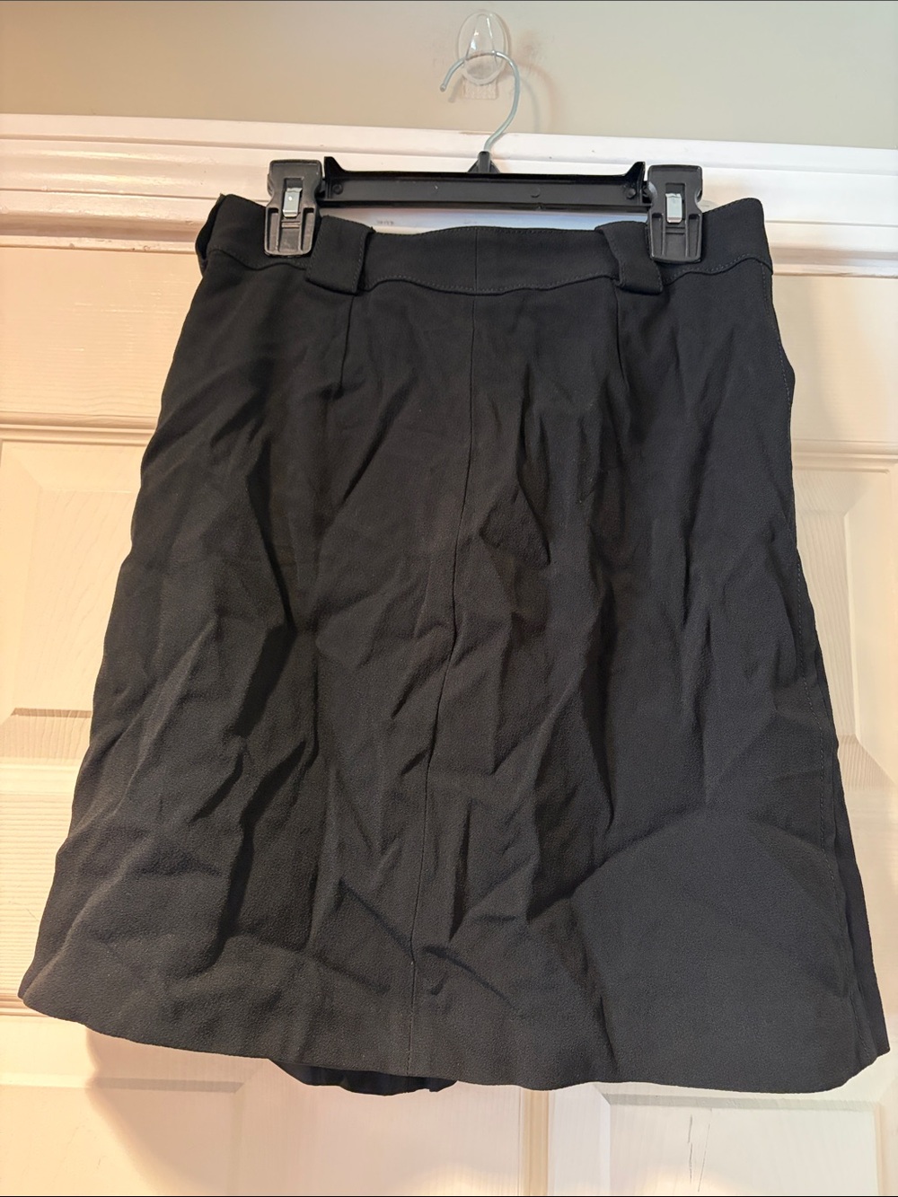 Karen Mullen Mini Skirt in black  *Likely Shrunken to approx. size 2.